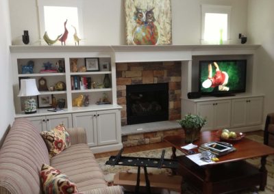 Bookcases & Media Center