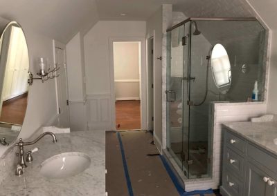 Narrow Bathroom Remodel